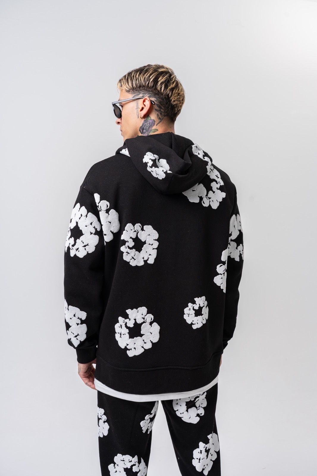 ENSEMBLE ZIP FLEURS