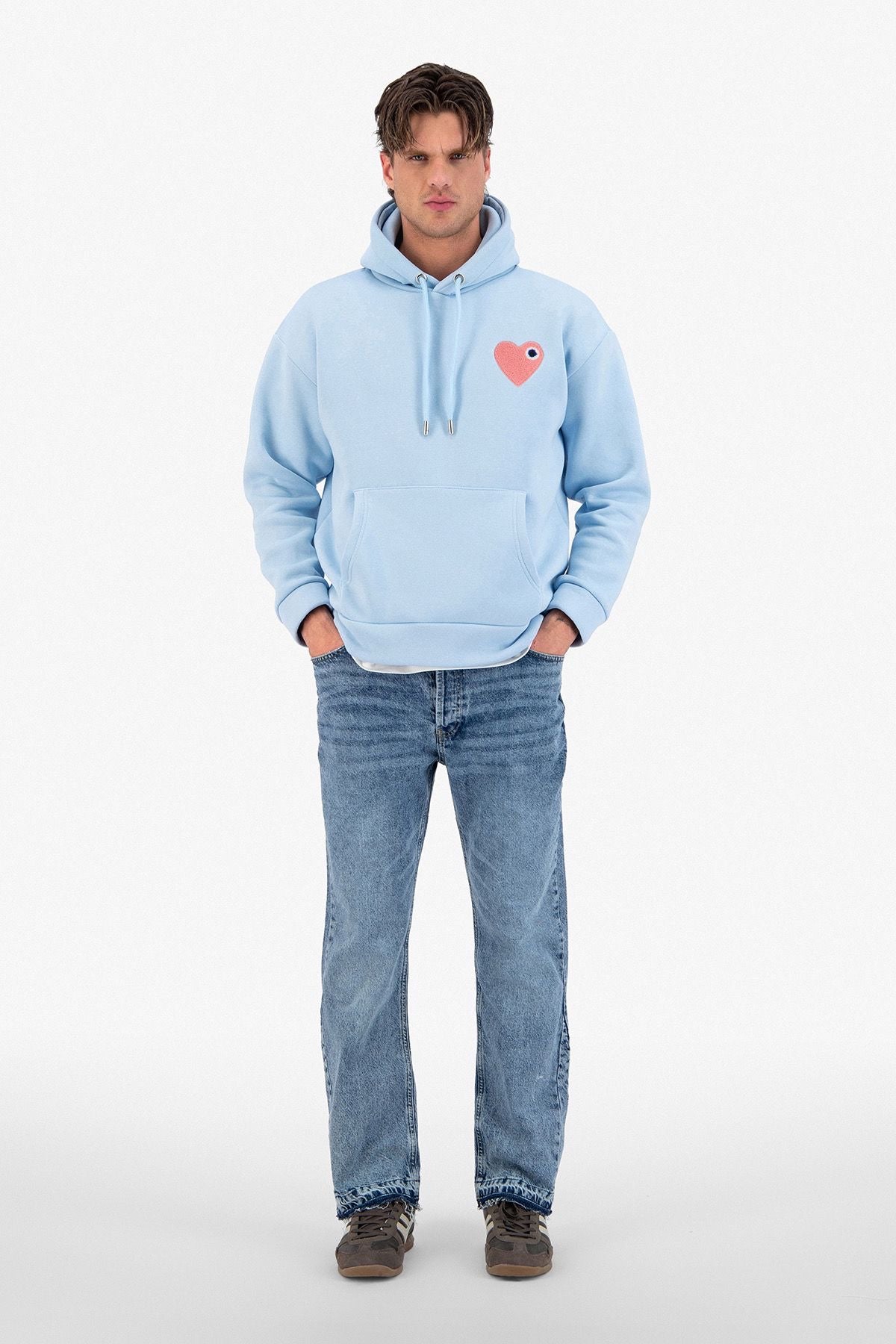 SWEAT CŒUR BLUE ICE