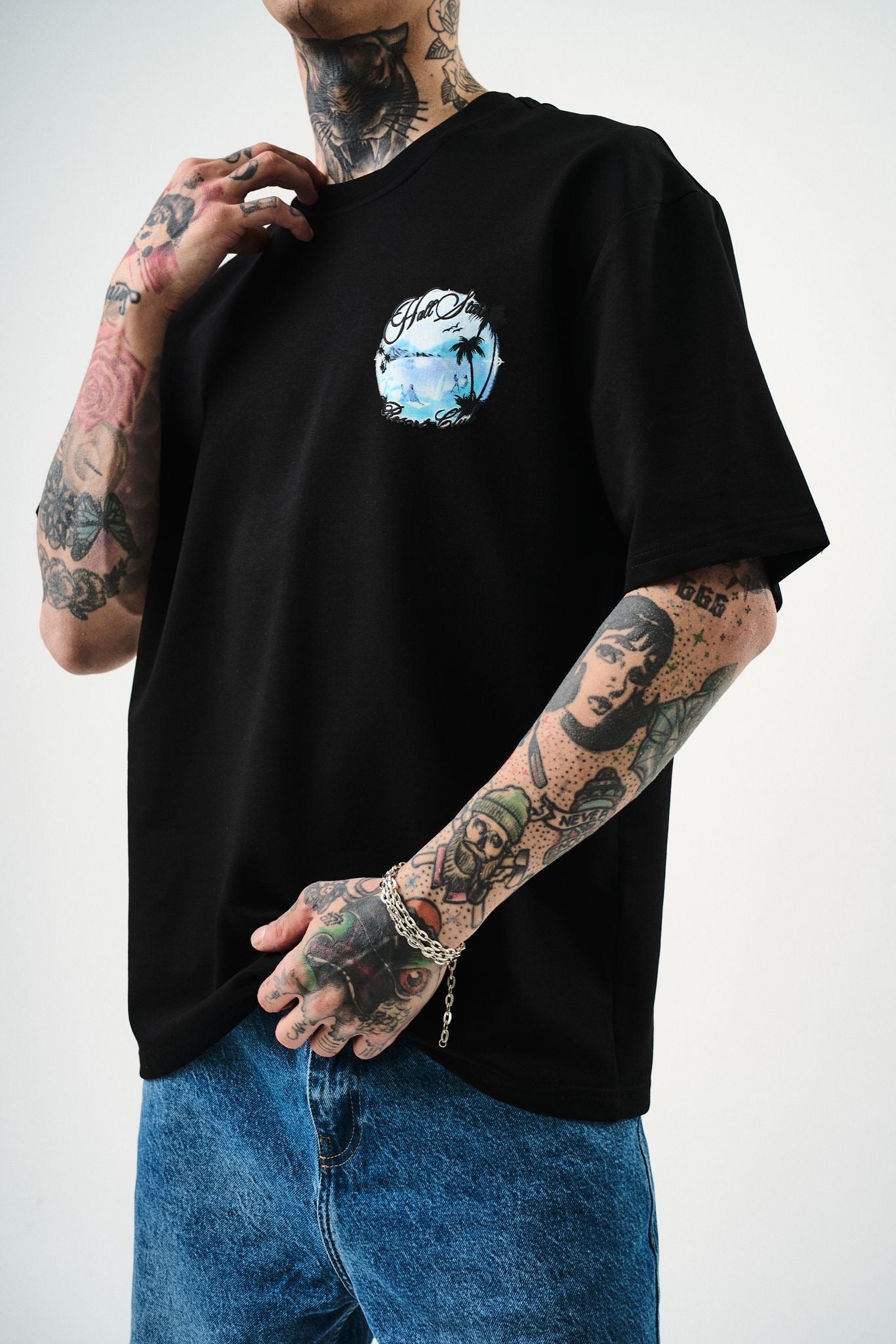 T-SHIRT HALL BLUE