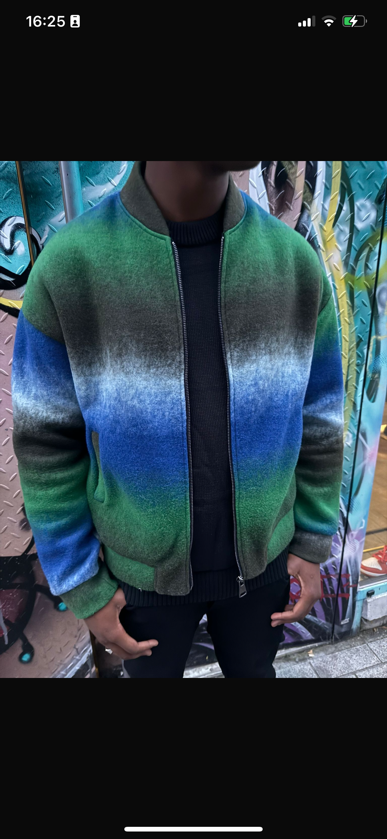 VESTE IMA VERT/BLEU