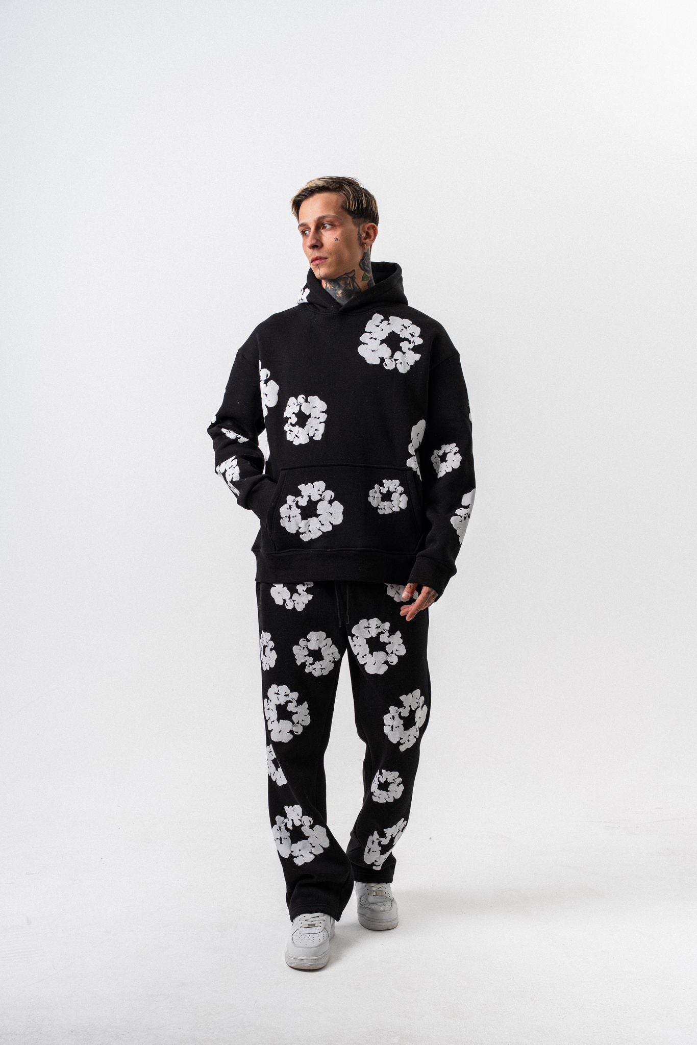 ENSEMBLE ZIP FLEURS