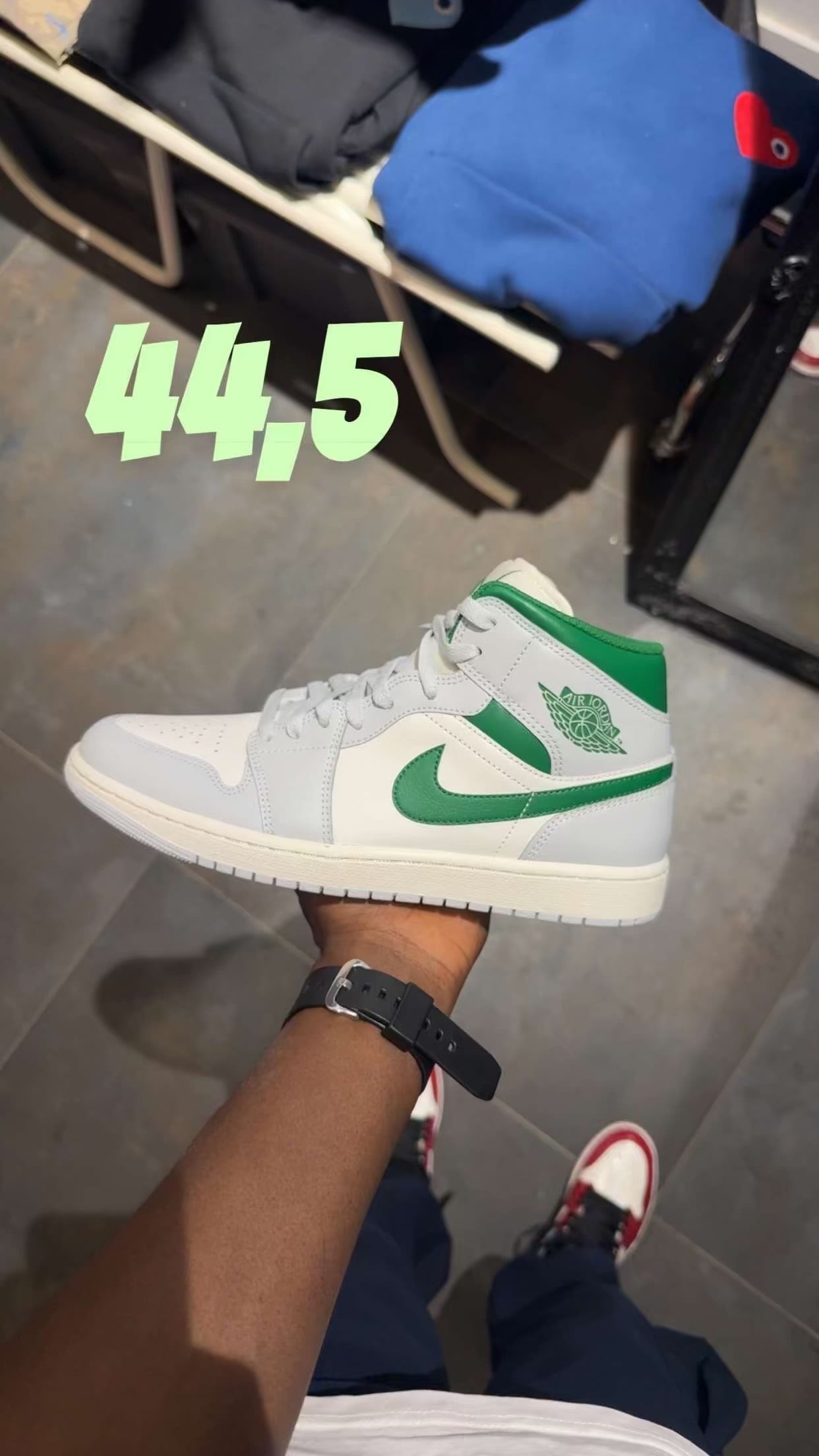 Jordan 1 White/Green