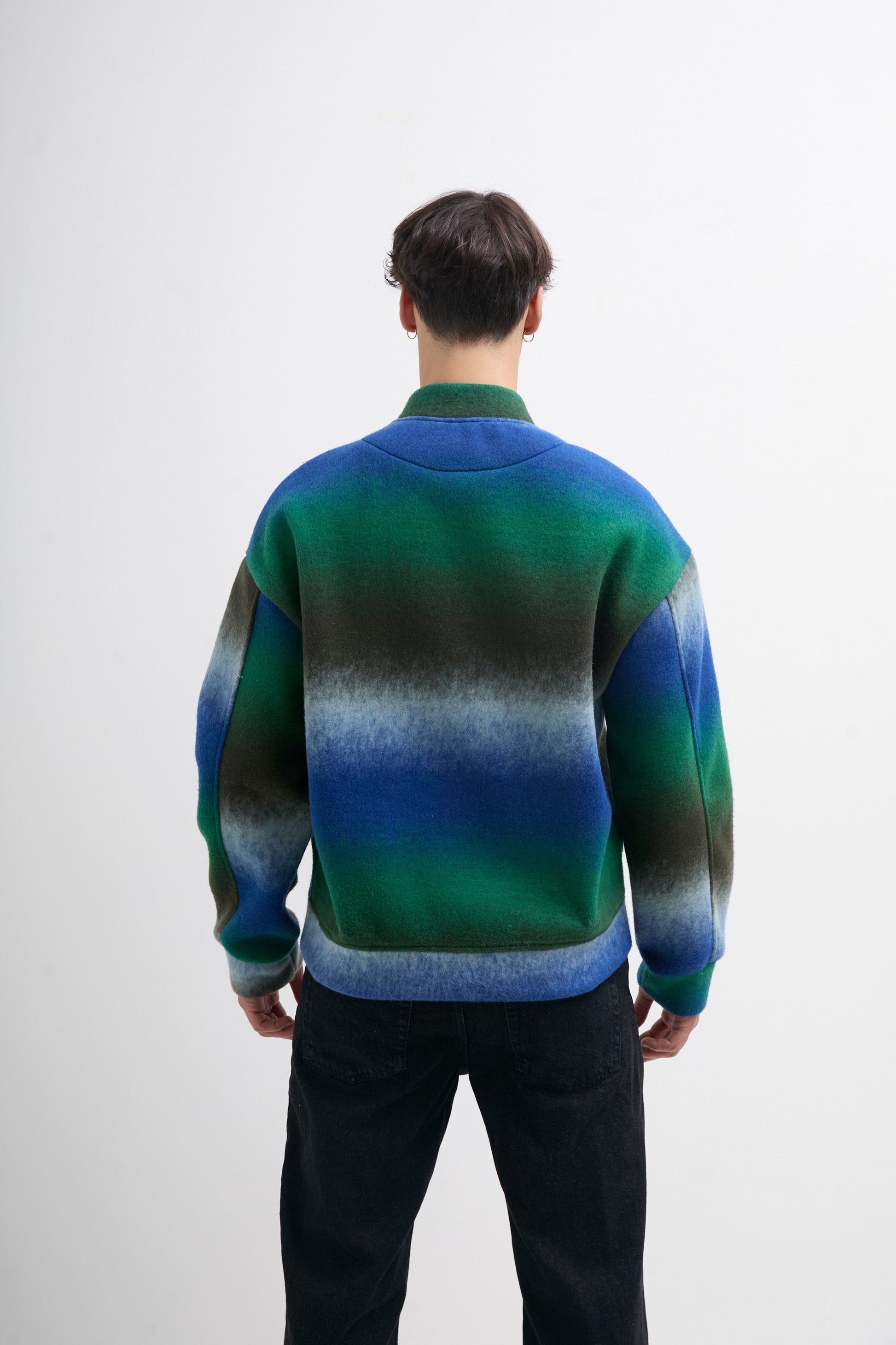 VESTE IMA VERT/BLEU