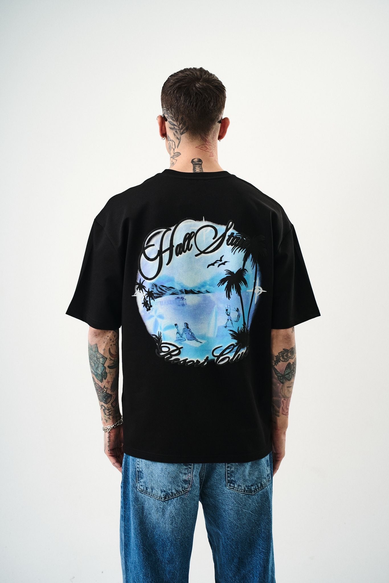 T-SHIRT HALL BLUE