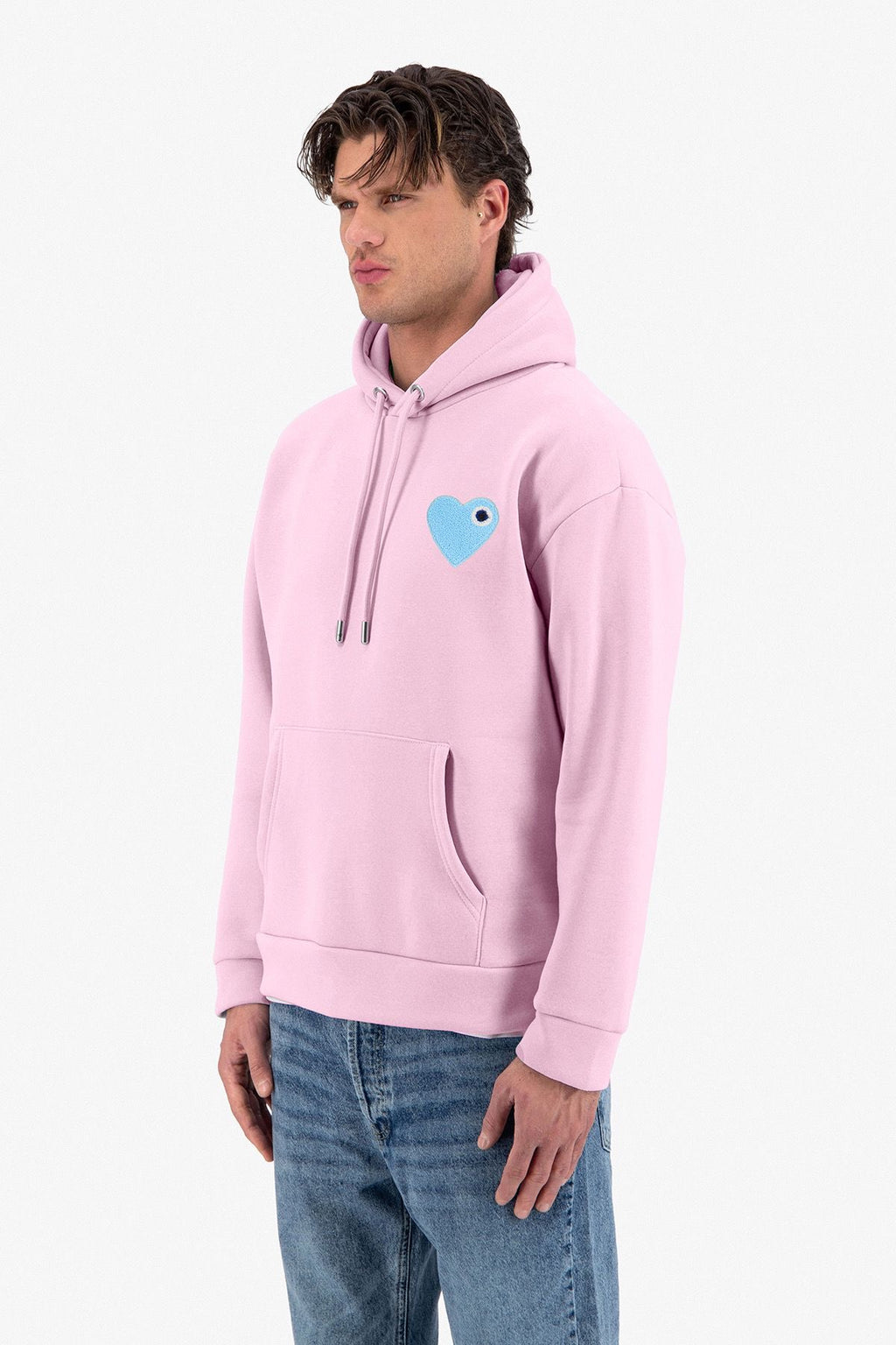 SWEAT CŒUR PINK