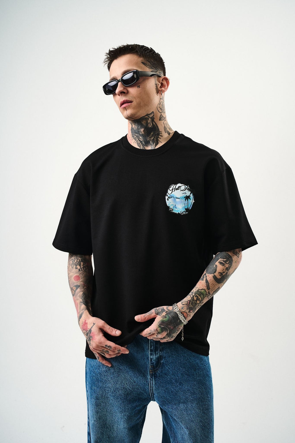 T-SHIRT HALL BLUE