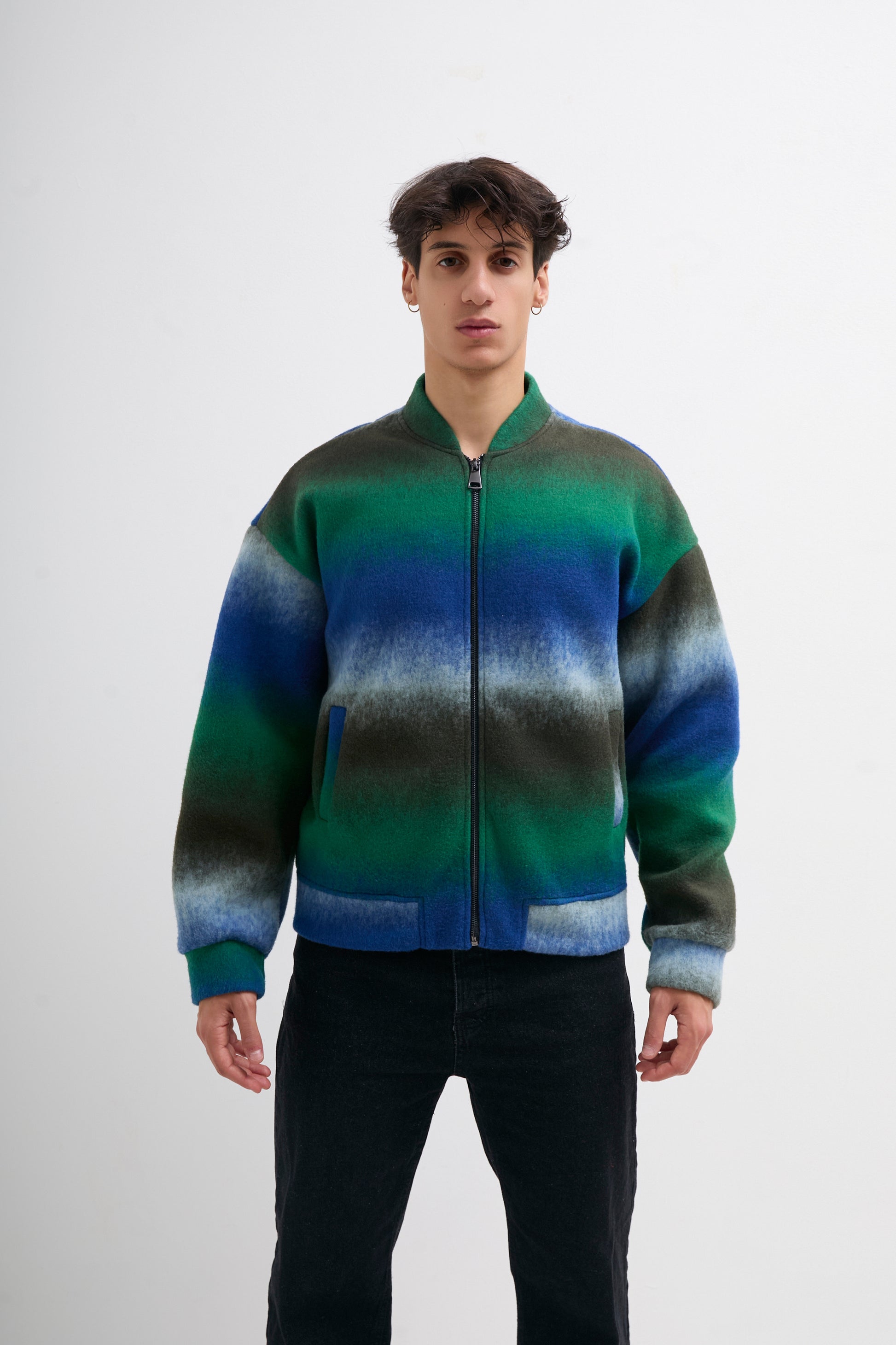 VESTE IMA VERT/BLEU