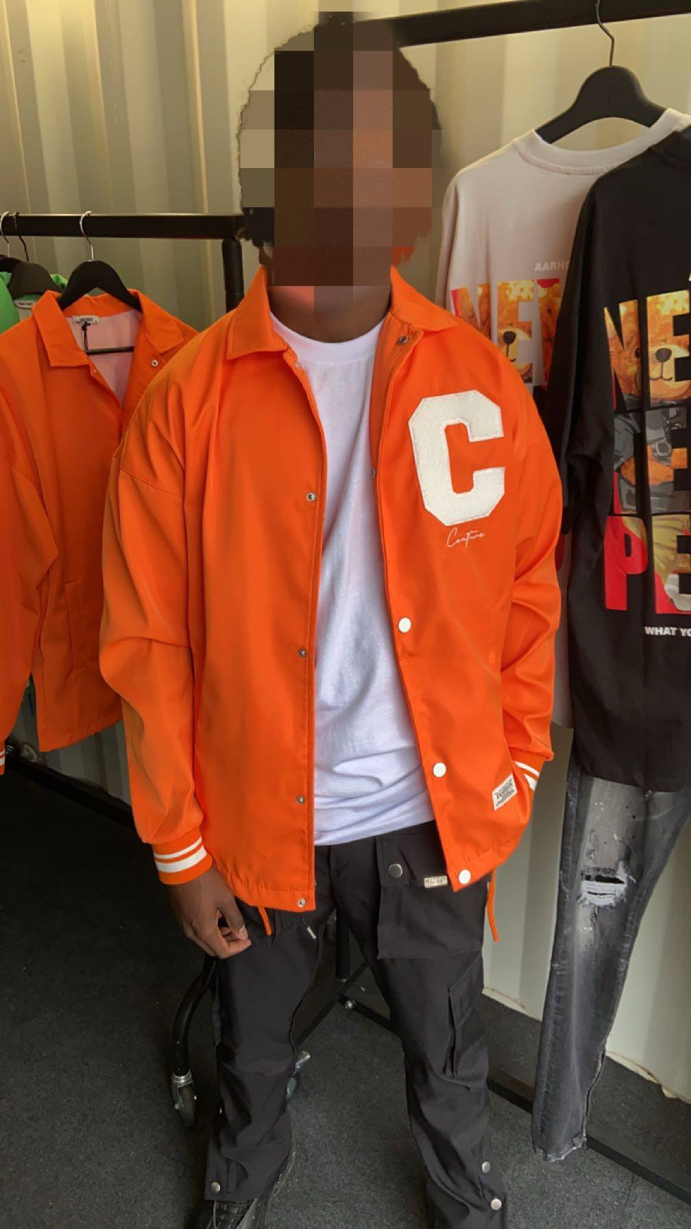 VESTE C ORANGE