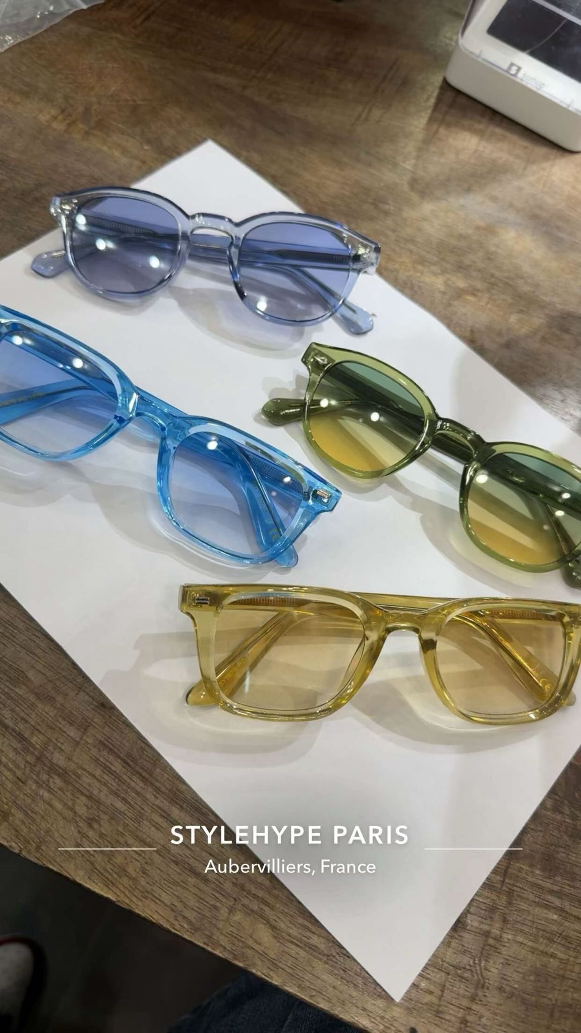 Lunettes blue ice
