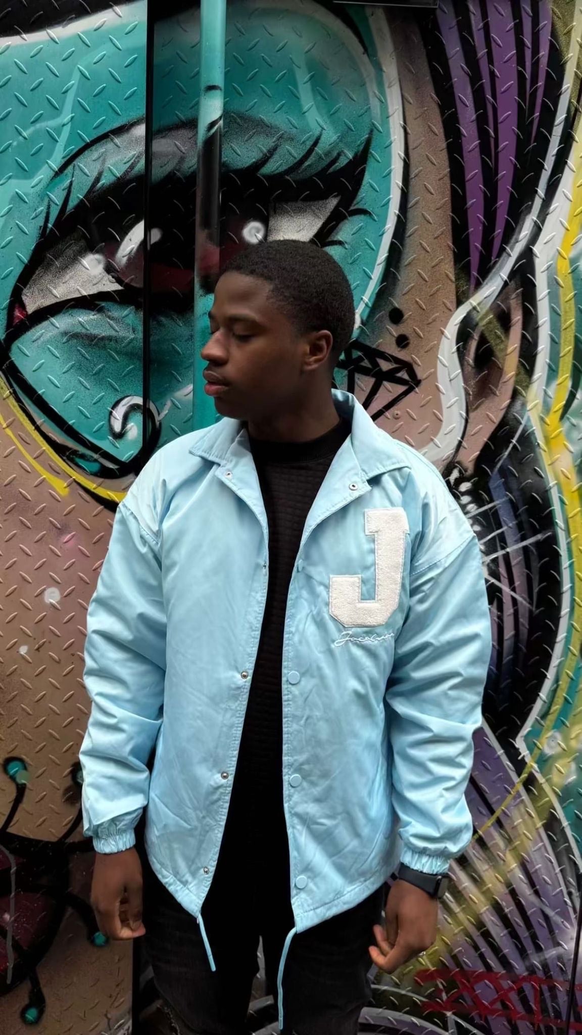 Veste J blue ciel
